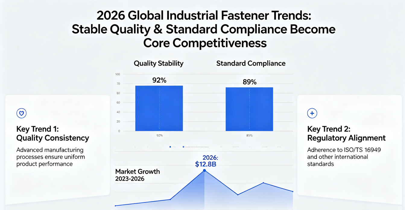 2026 Global Industrial Fastener Trends: Stabil kvalitet og standardoverholdelse bliver kernekonkurrenceevne